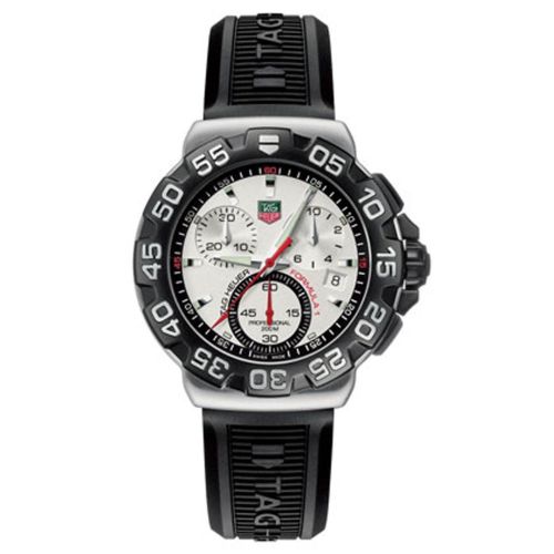 TAG Heuer Formula 1 Quartz Chronograph Stainless Steel / Silver / Rubber